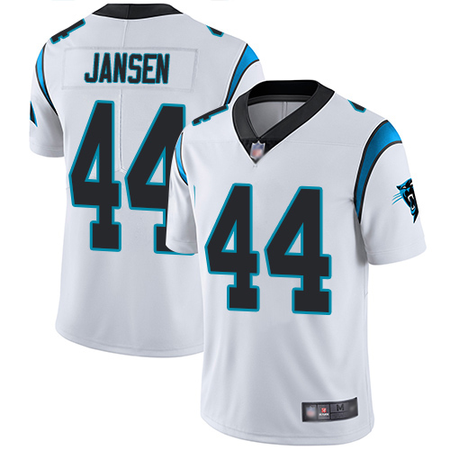 Carolina Panthers Limited White Youth J.J. Jansen Road Jersey NFL Football #44 Vapor Untouchable->carolina panthers->NFL Jersey